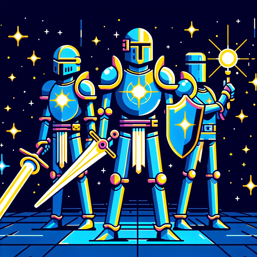 Heroic Space Knights Number Painting