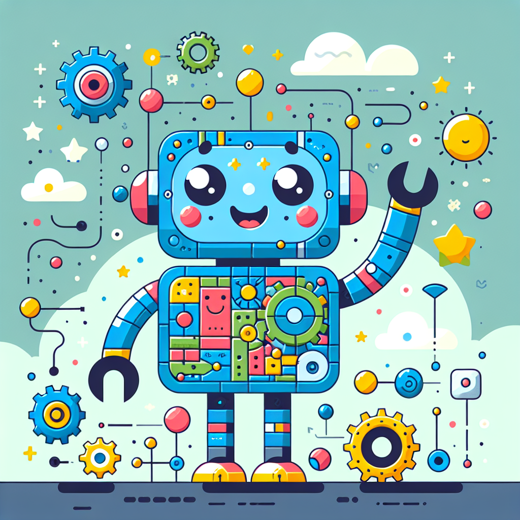 Cool Robot Painting By Numbers Kit
