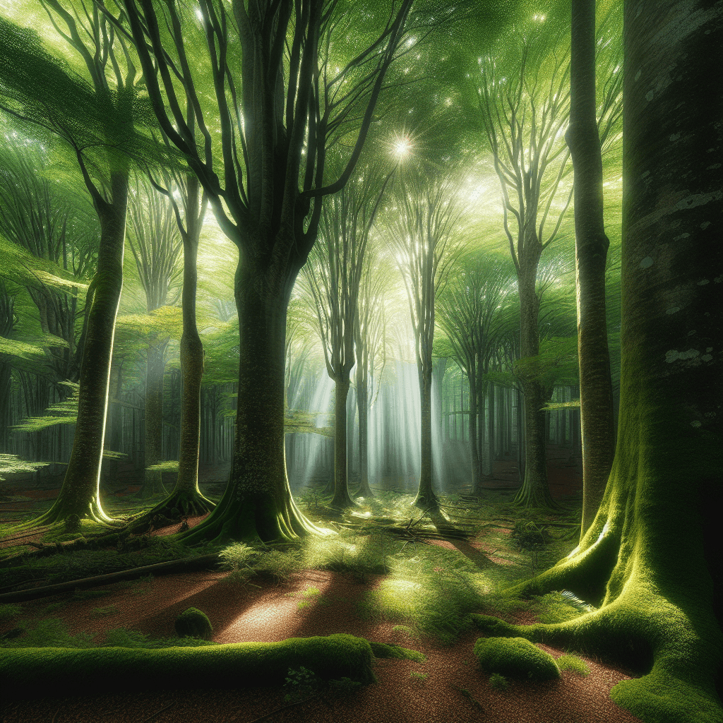 Forest Sanctuary Serenity Number Painting