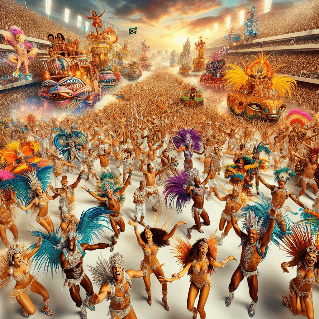 Carnival Of Bloco De Rua - Rio De Janeiro, Brazil Paint By Color