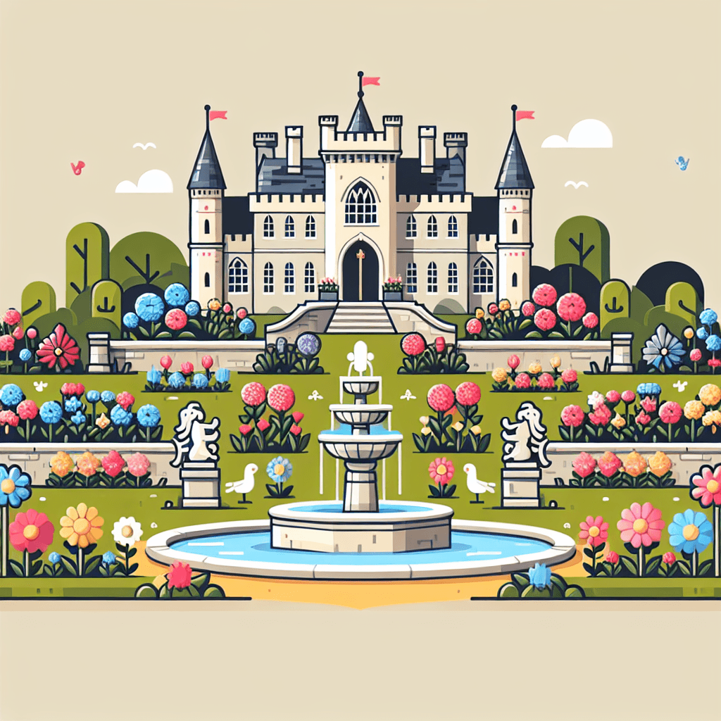 Castle Garden Adventure Paint By Number