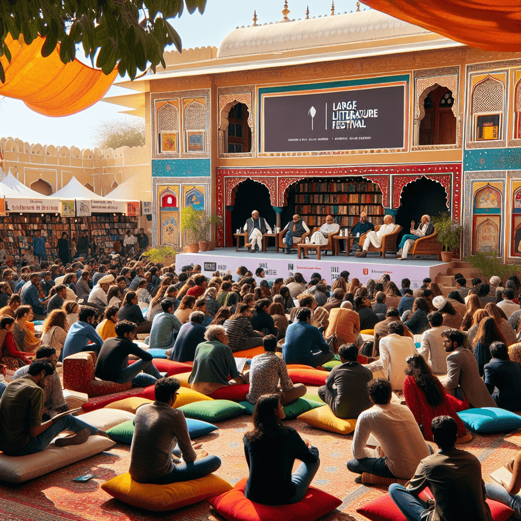 The Jaipur Literature Festival - India Painting By Numbers Kit