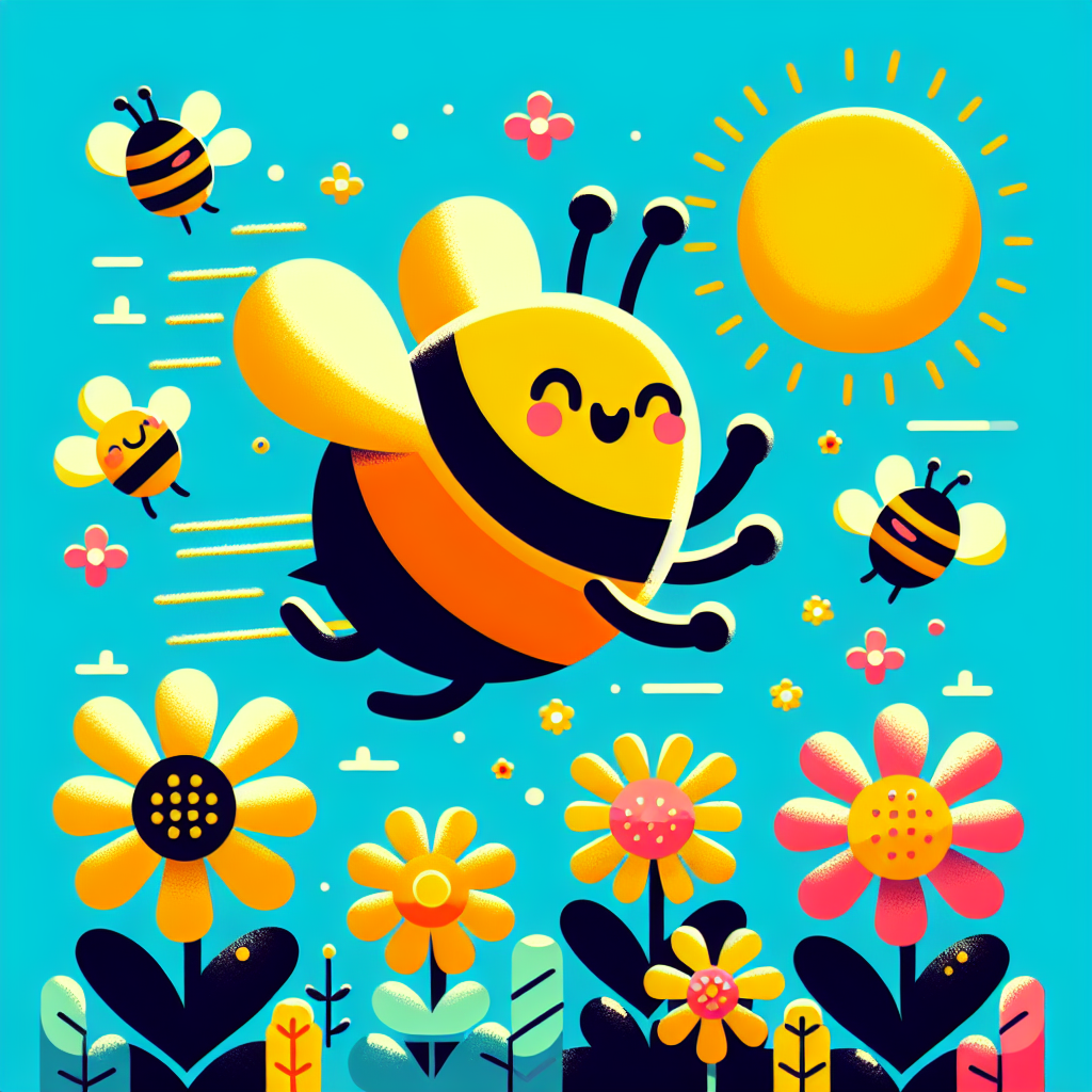 Giggly Little Bee Paint By Numbers Kits