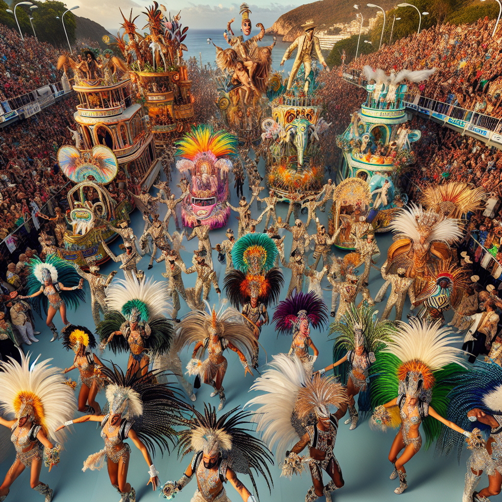Carnaval De Tenerife - Canary Islands, Spain Numbered Painting Kits