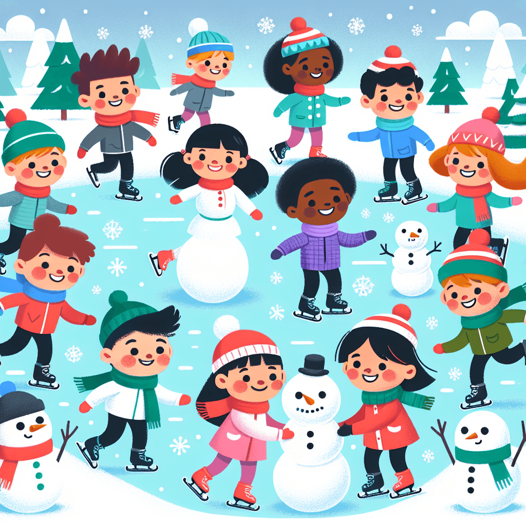 Whimsical Winter Play Painting By Numbers Kit