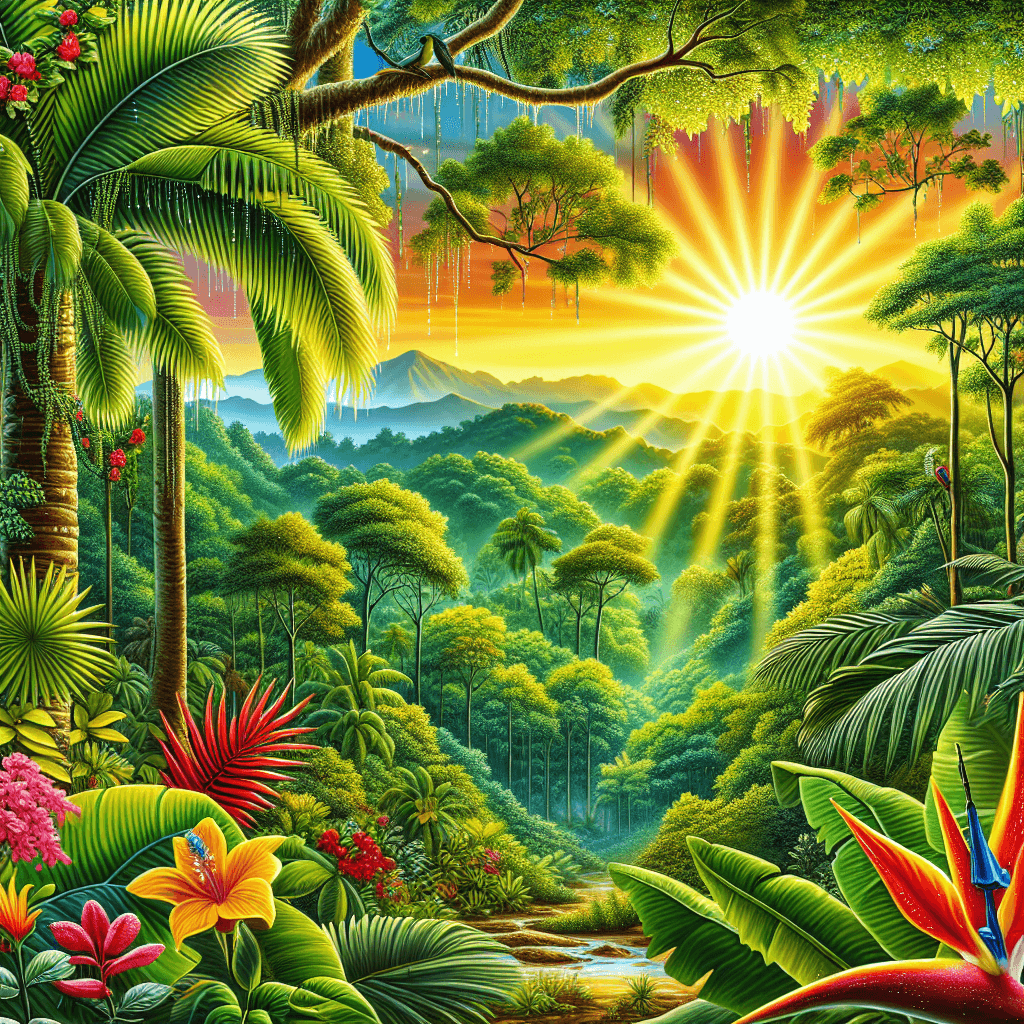 Tropical Paradise View Paint By Numbers