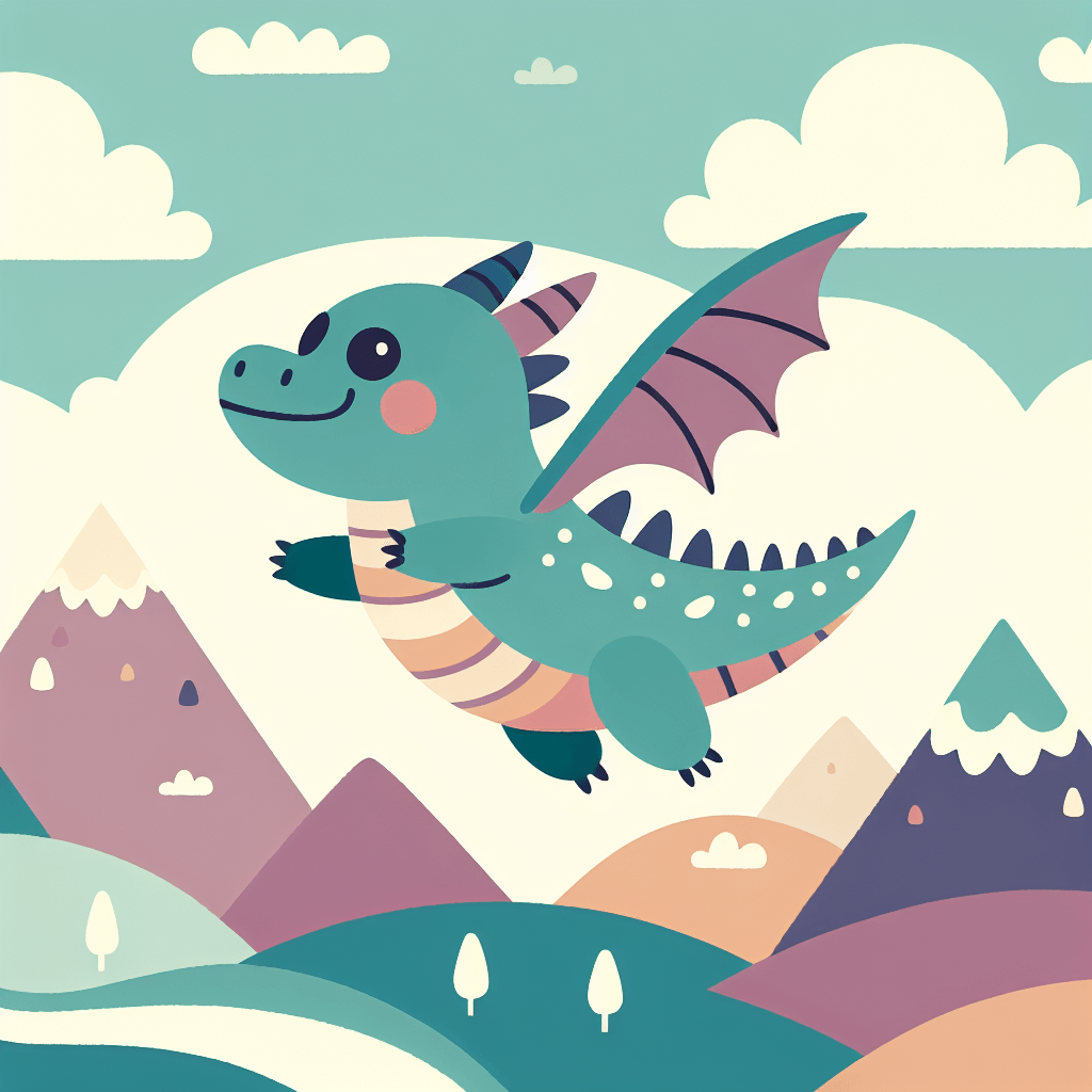 Dreamy Dragon Tale Numbered Painting Kits