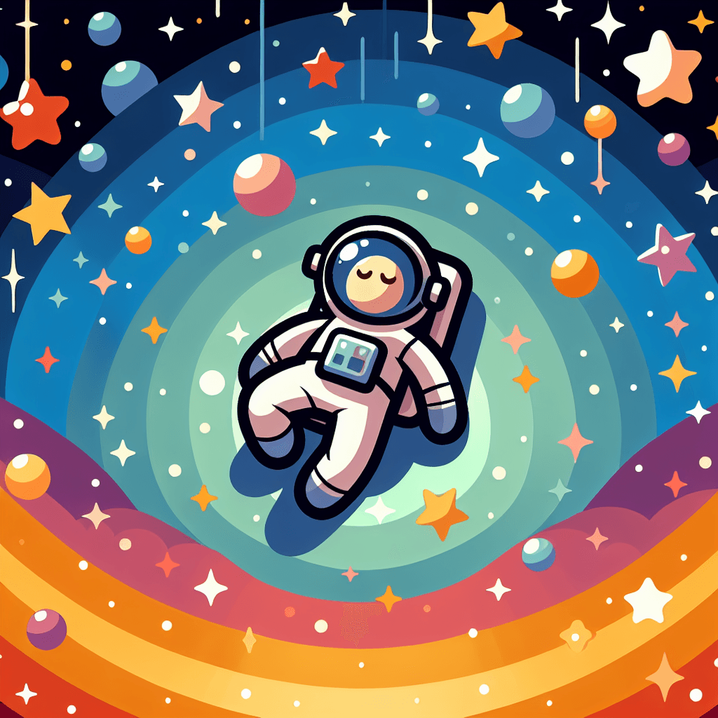 Starry Night Astronaut Paint By Number