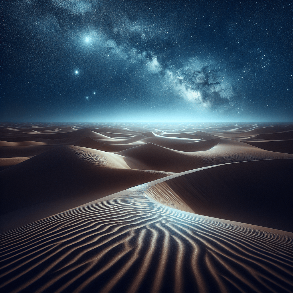 Mystic Desert Night Paint By Color