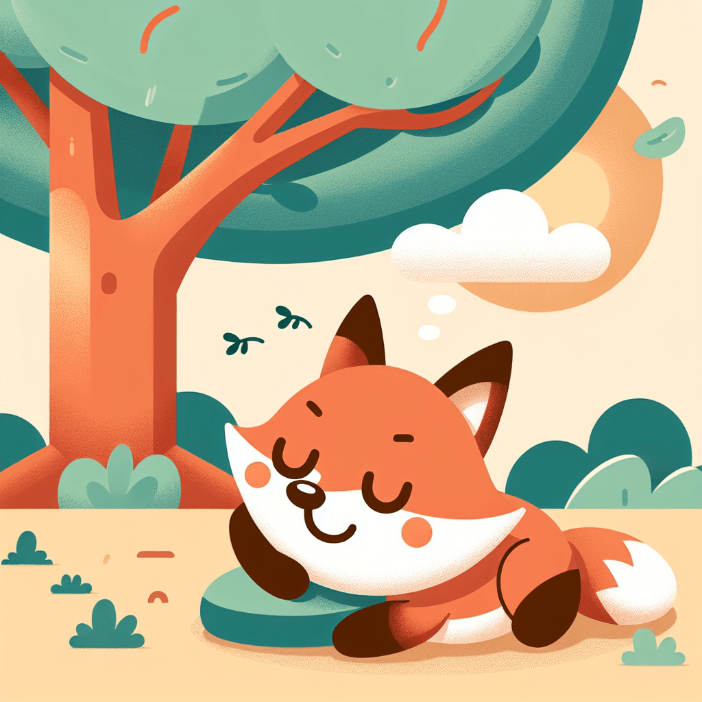 Friendly Fox Daydream Paint By Numbers Art