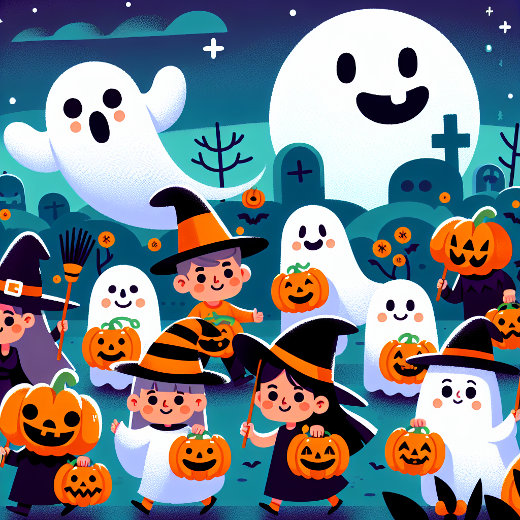 Spooky Halloween Parade Paint By Color