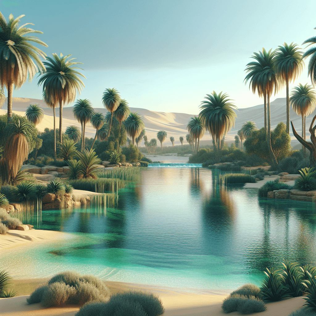 Lush Oasis Mirage DIY Paint By Numbers