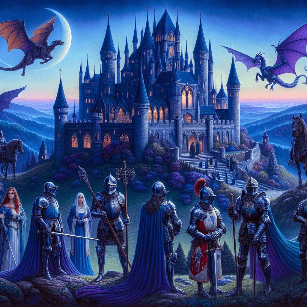 Majestic Medieval Fantasy Numbered Painting Kits