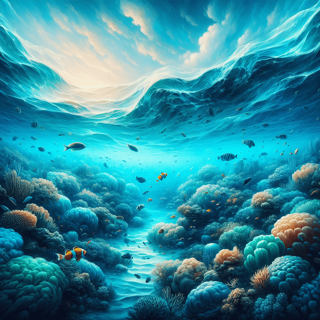 Ocean's Serenade Number Painting