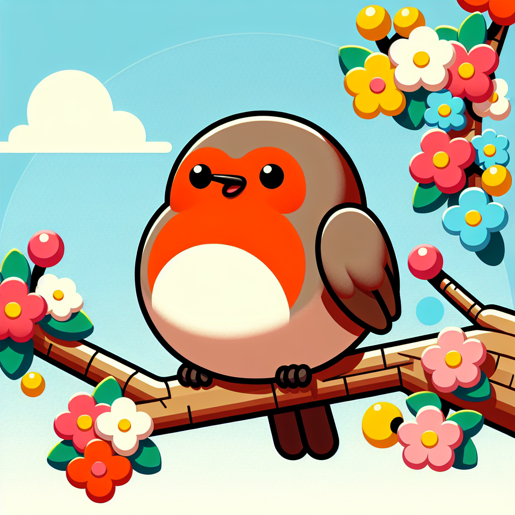 Chirpy Robin's Spring Morning Paint By Numbers Kits