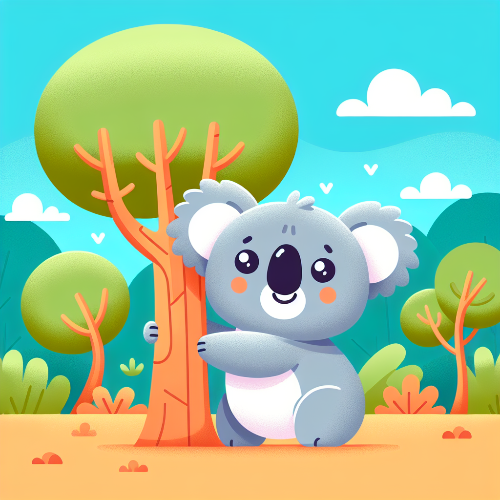 Curly Koala Paint By Numbers Art
