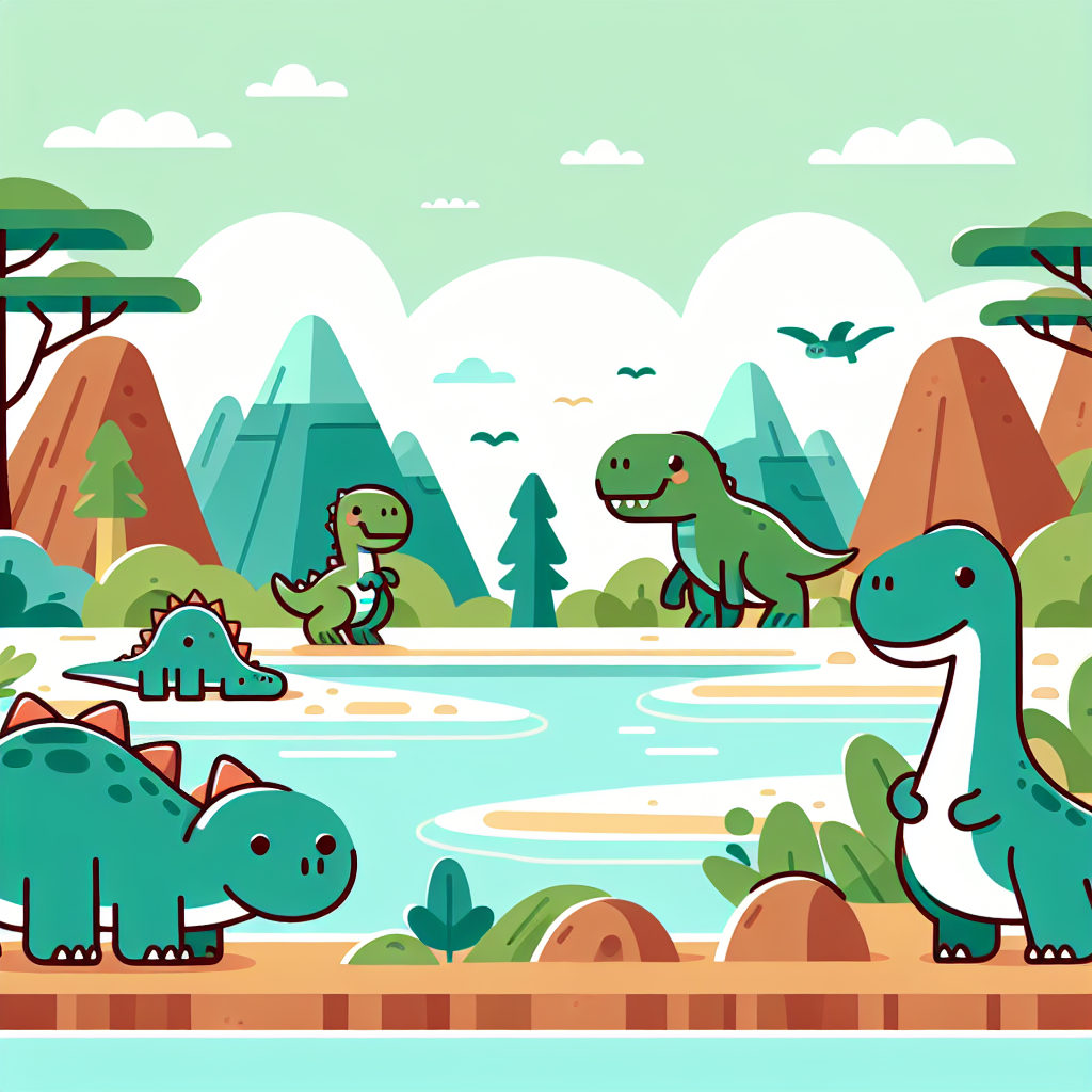 Dino Valley Adventure Painting By Numbers Kit