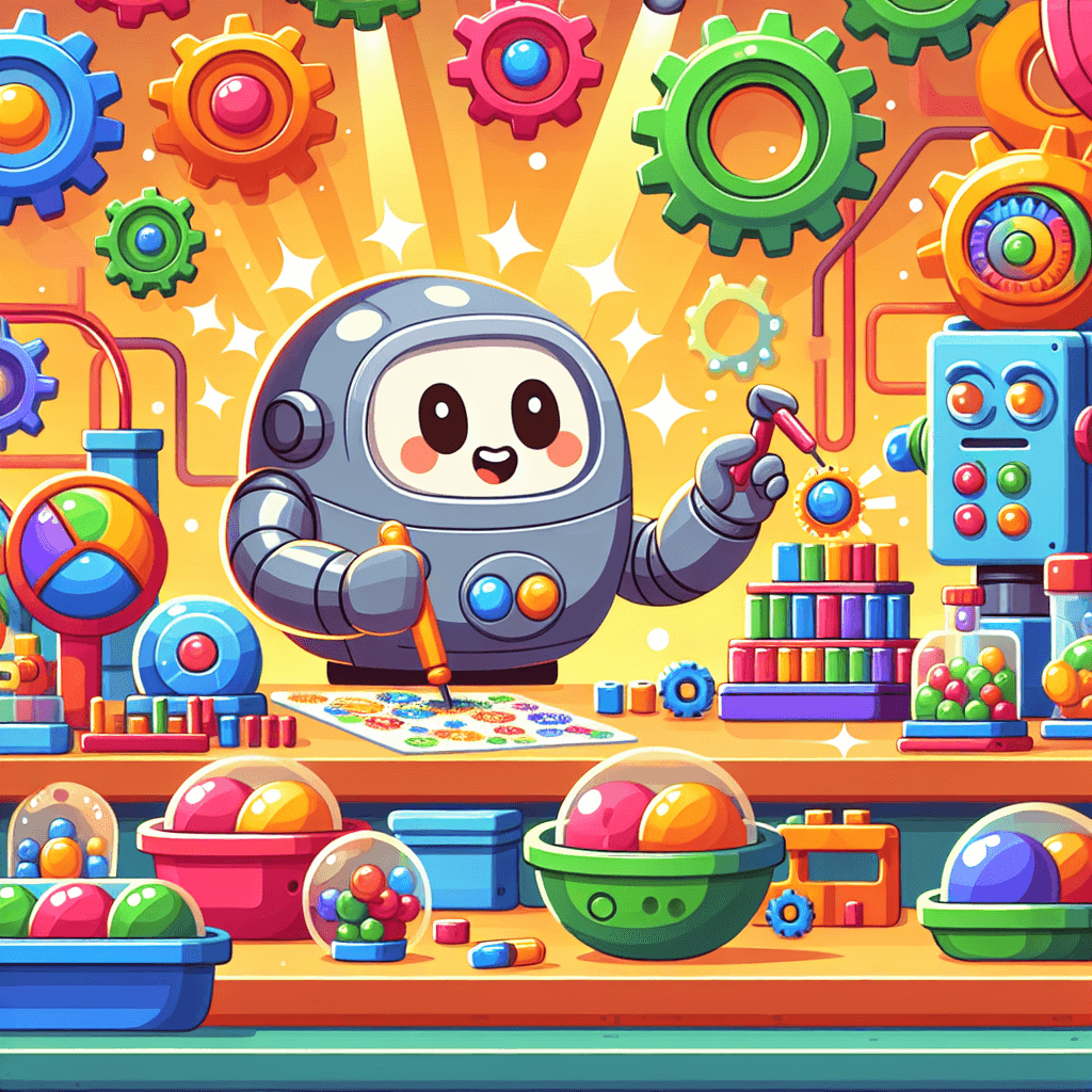 Magical Robot World Paint By Number