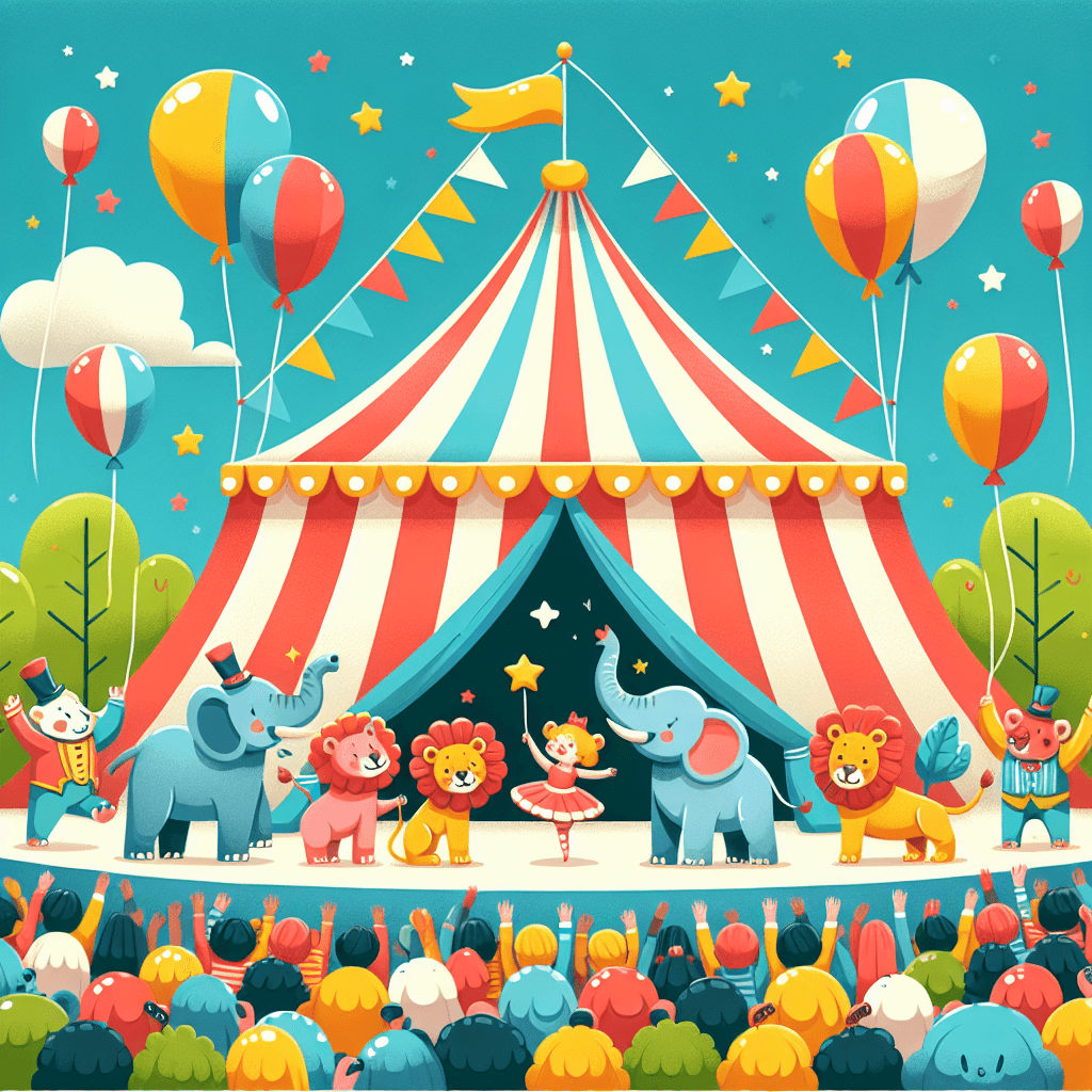 Magic Circus Adventure DIY Paint By Numbers