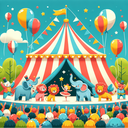 Magic Circus Adventure DIY Paint By Numbers