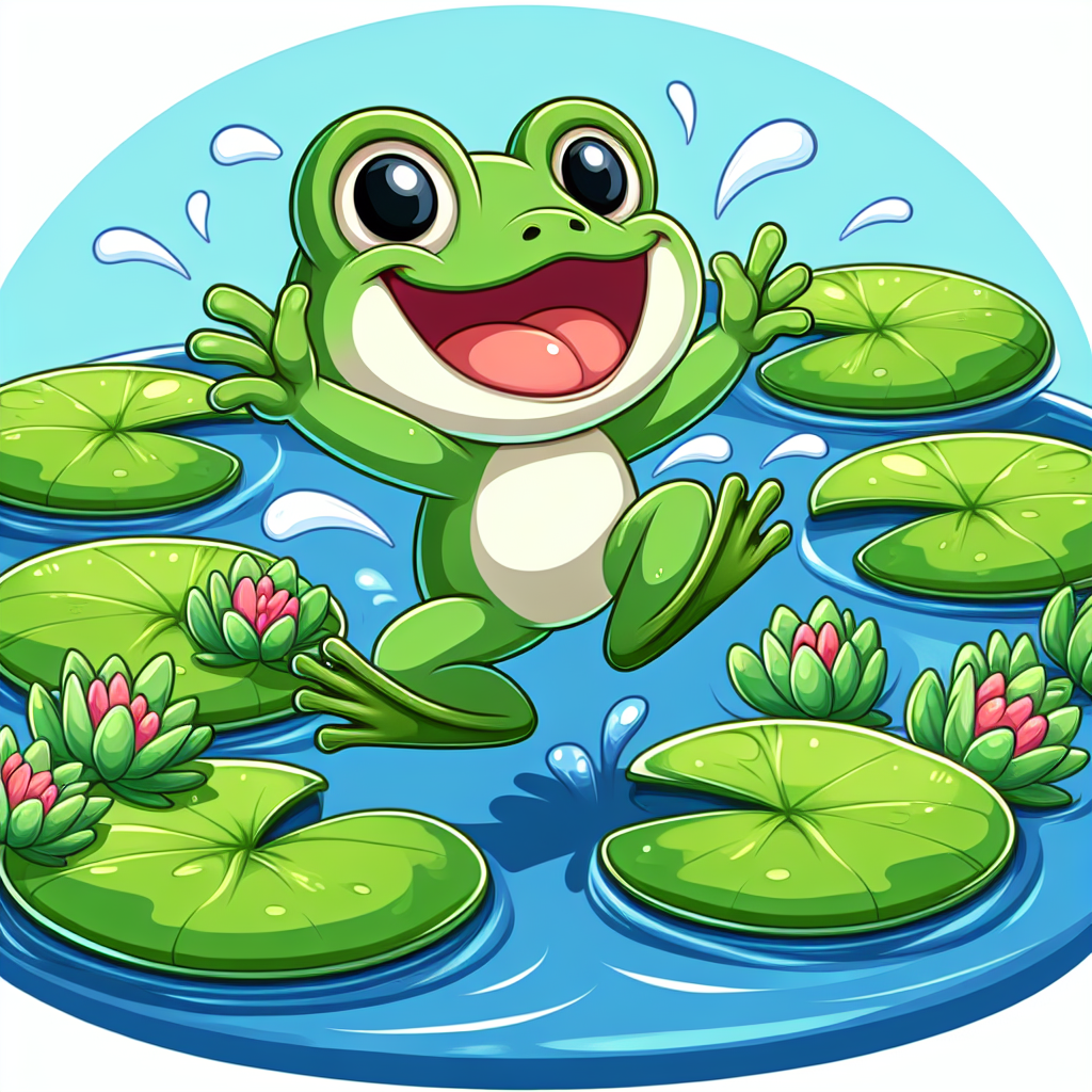Jolly Jumping Frog Painting By Numbers Kit