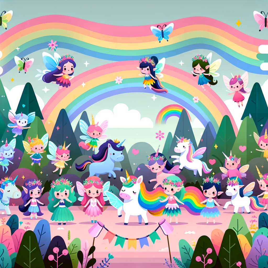 Fairytale Forest Parade Painting By Numbers Kit