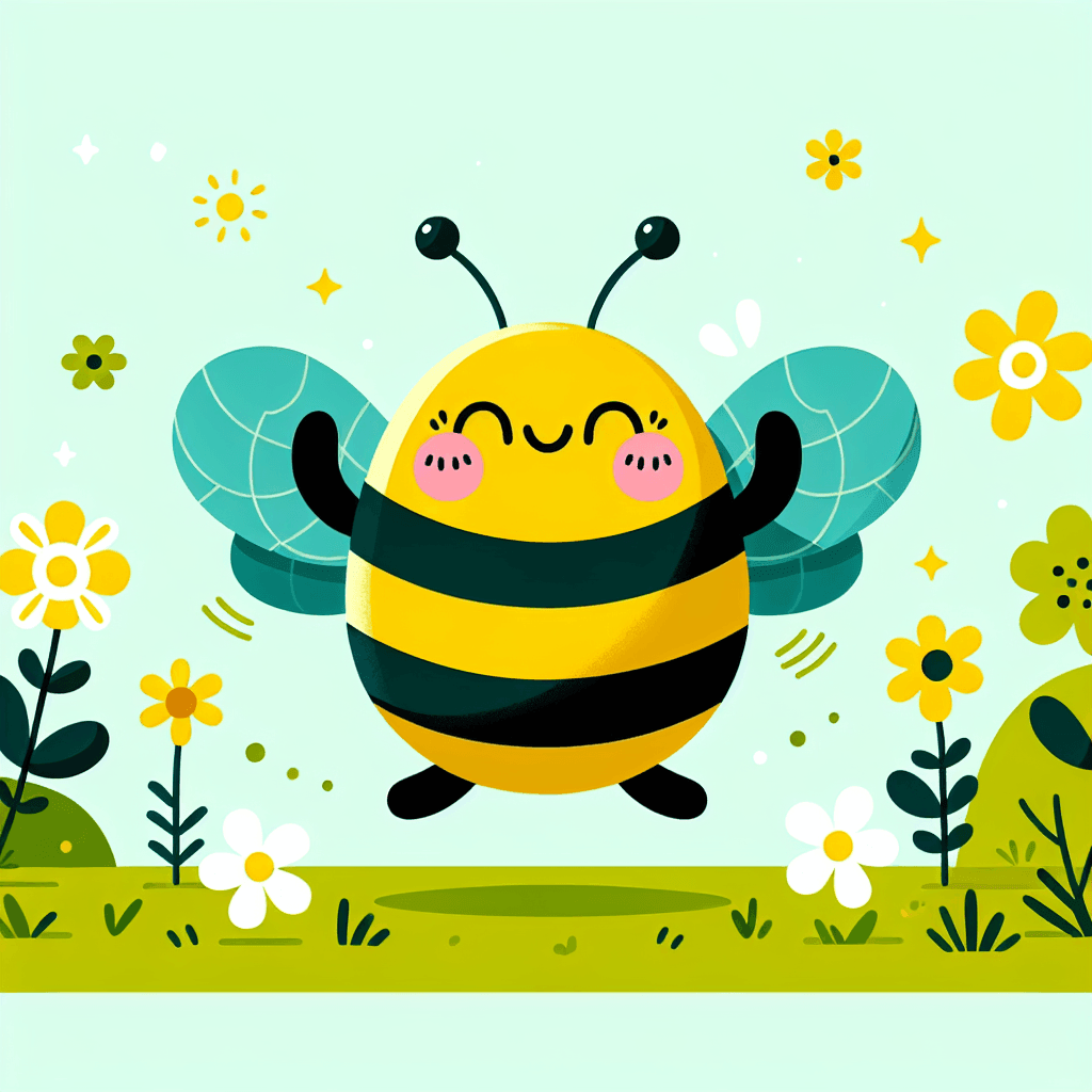 Sunny Bumblebee Paint By Numbers Art