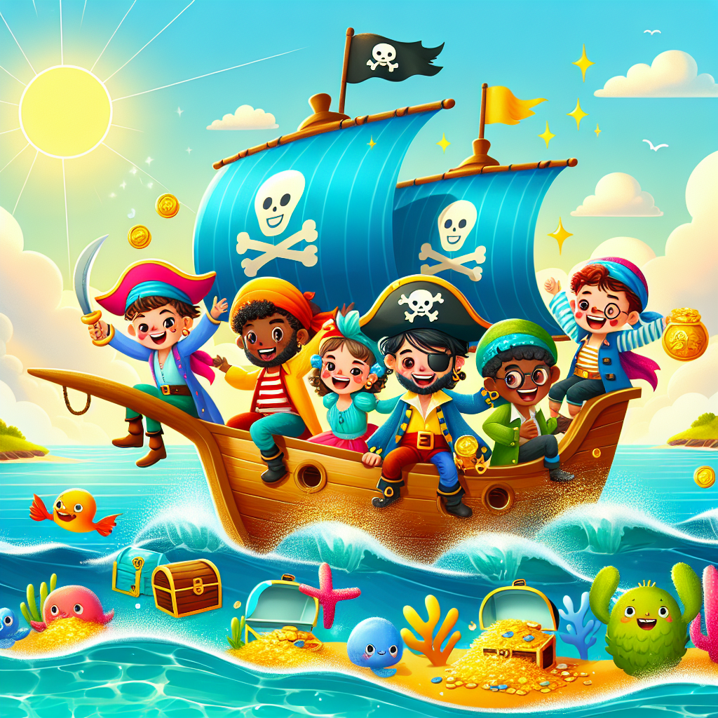 Fun Pirate Adventure Paint By Numbers Art