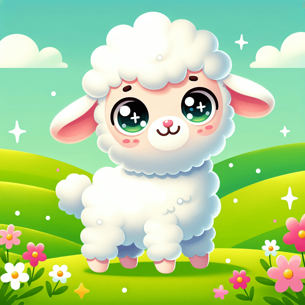 Adorable Lamb Paint By Number