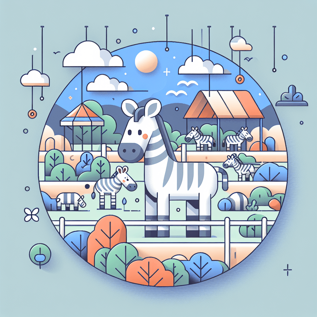 Zany Zebra Zoo Paint By Numbers Kits