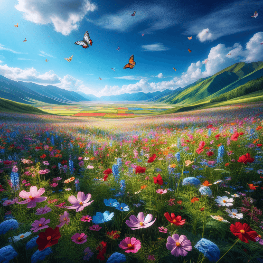 Wildflower Field Bliss Paint By Numbers Art