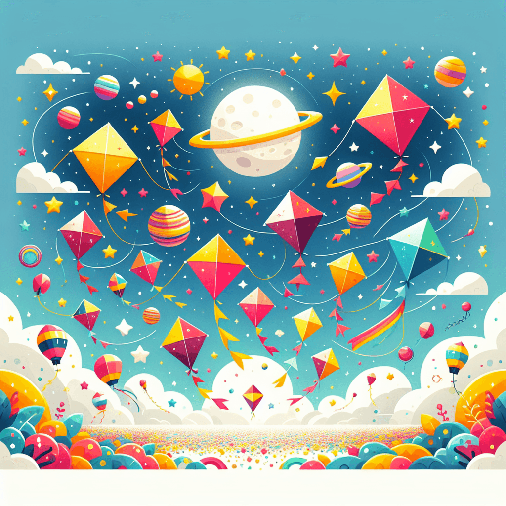 Cosmic Kites Paint By Number