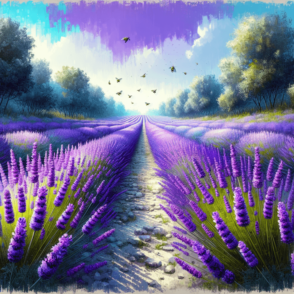 Lavender Fields Bliss Painting By Numbers Kit