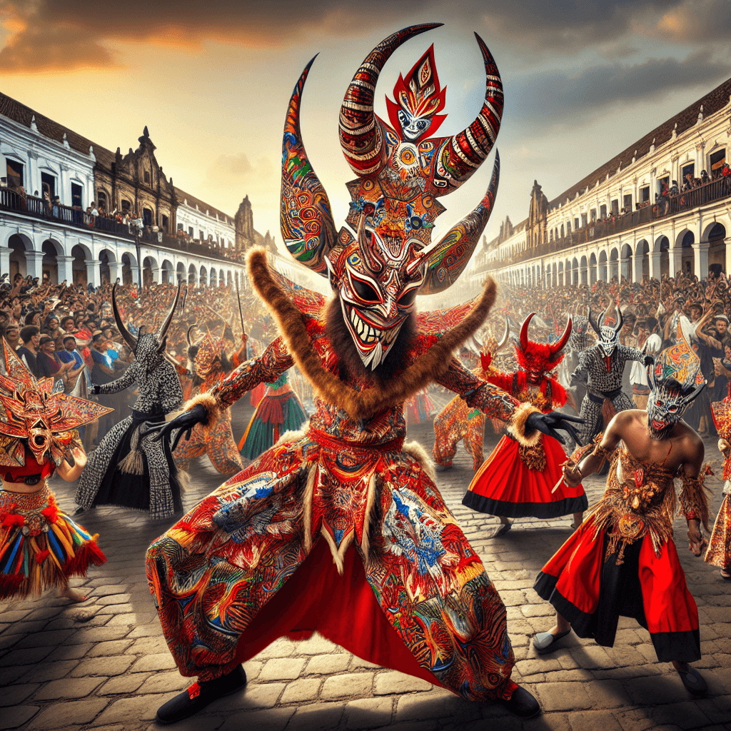 Diablos Danzantes - Yare, Venezuela Number Painting