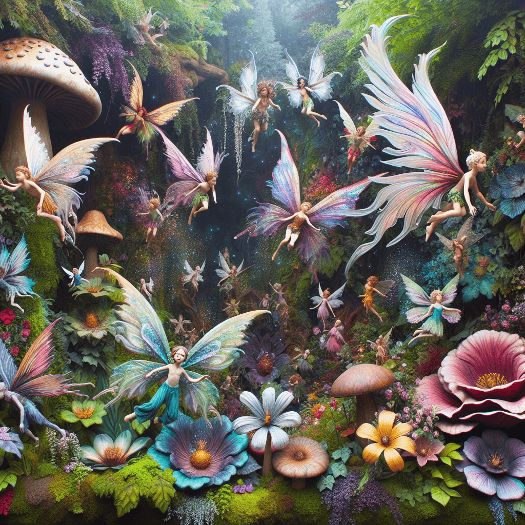 Whimsical Fairy Hollow Paint By Numbers Kits