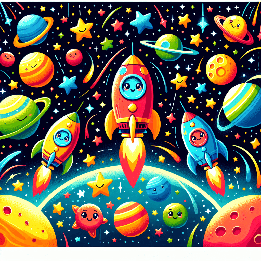 Racing Rocket Rascals Paint By Numbers