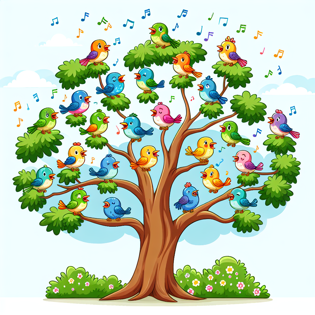 Chirpy Bird Sanctuary Painting By Numbers Kit