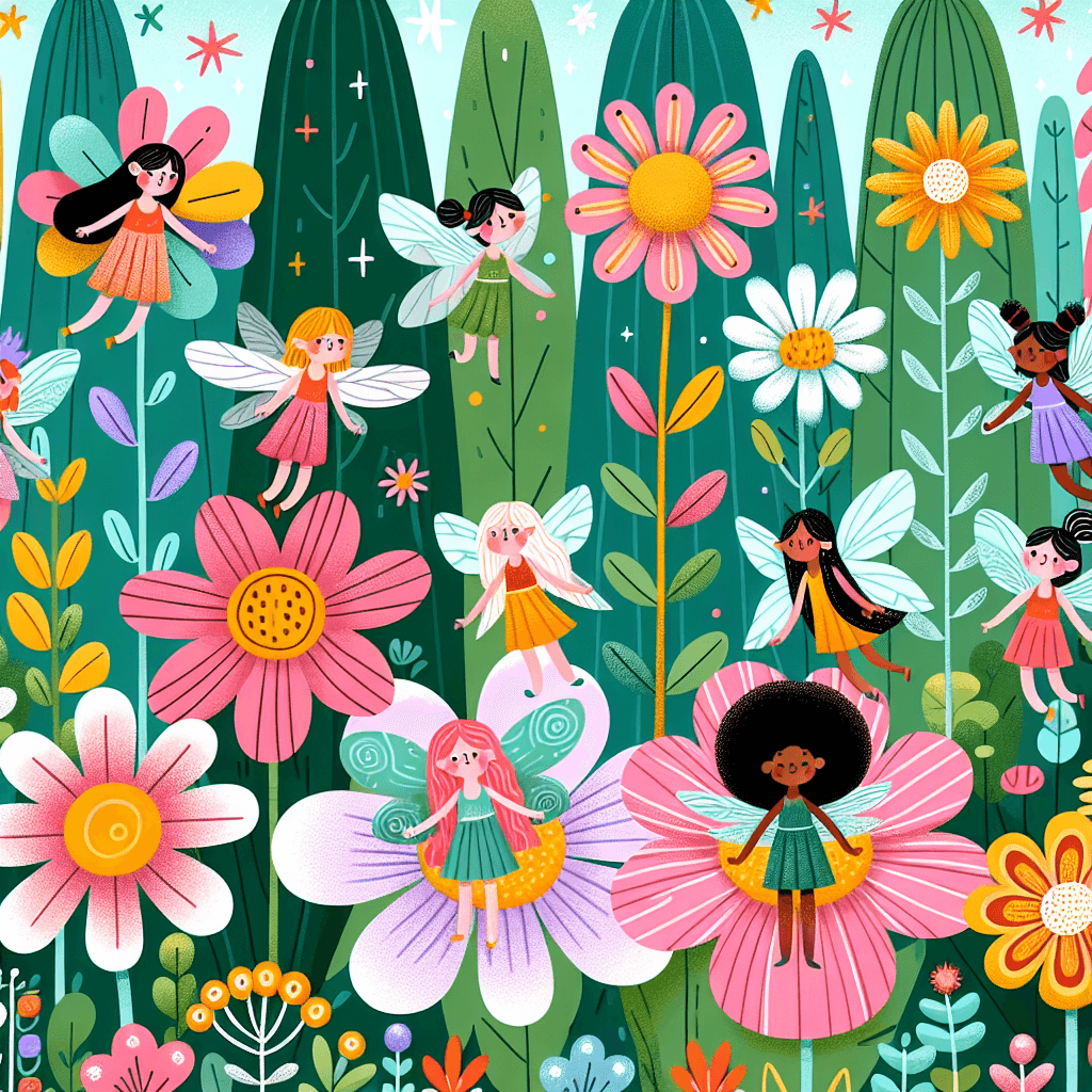 Magical Fairy Tale Garden Painting Number Kit