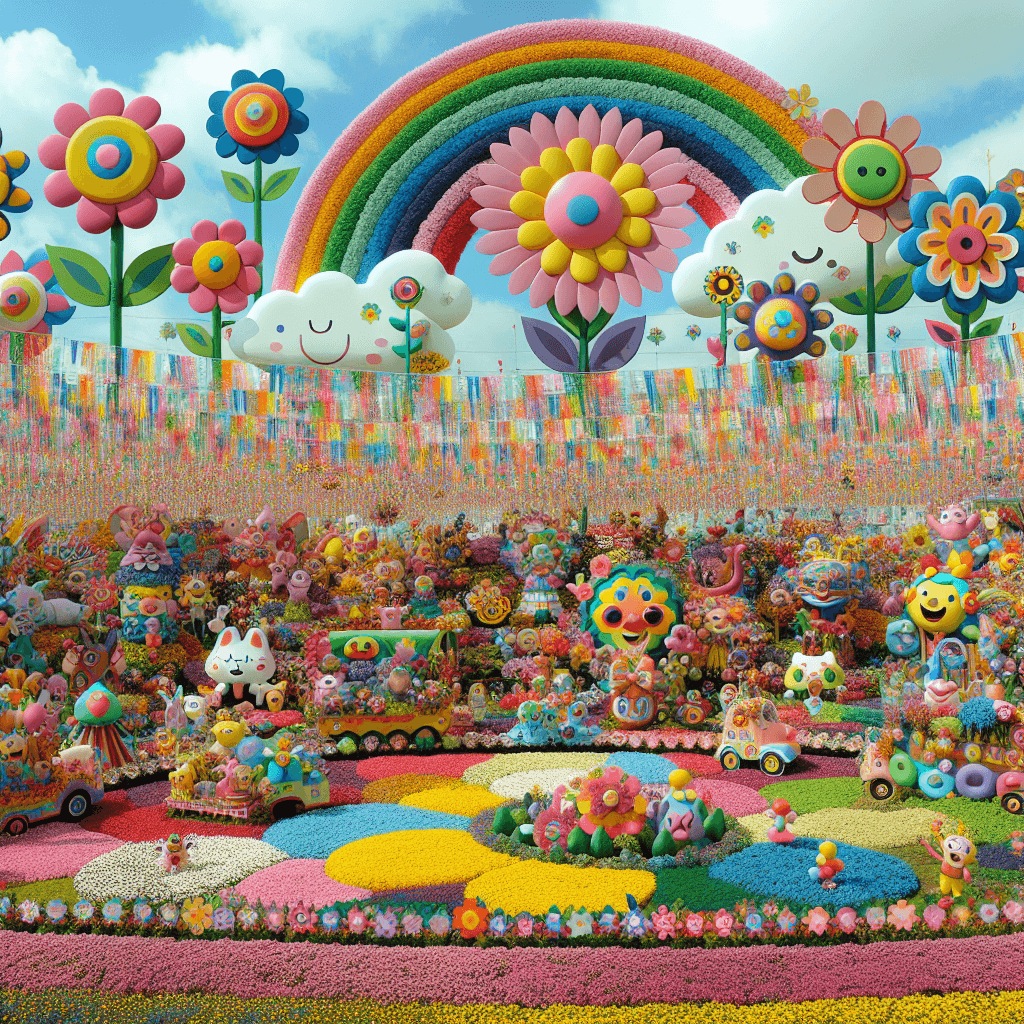 Fantasy Flower Festival Painting By Numbers Kit