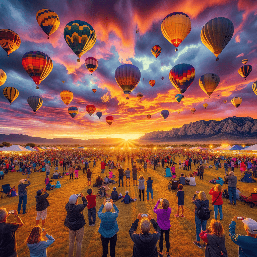 Albuquerque International Balloon Fiesta - Albuquerque, USA Paint By Color