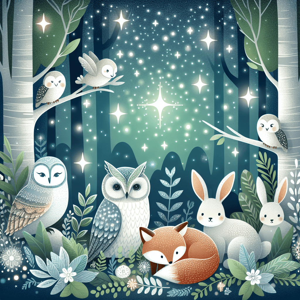 Starlit Woodland Adventure Numbered Painting Kits