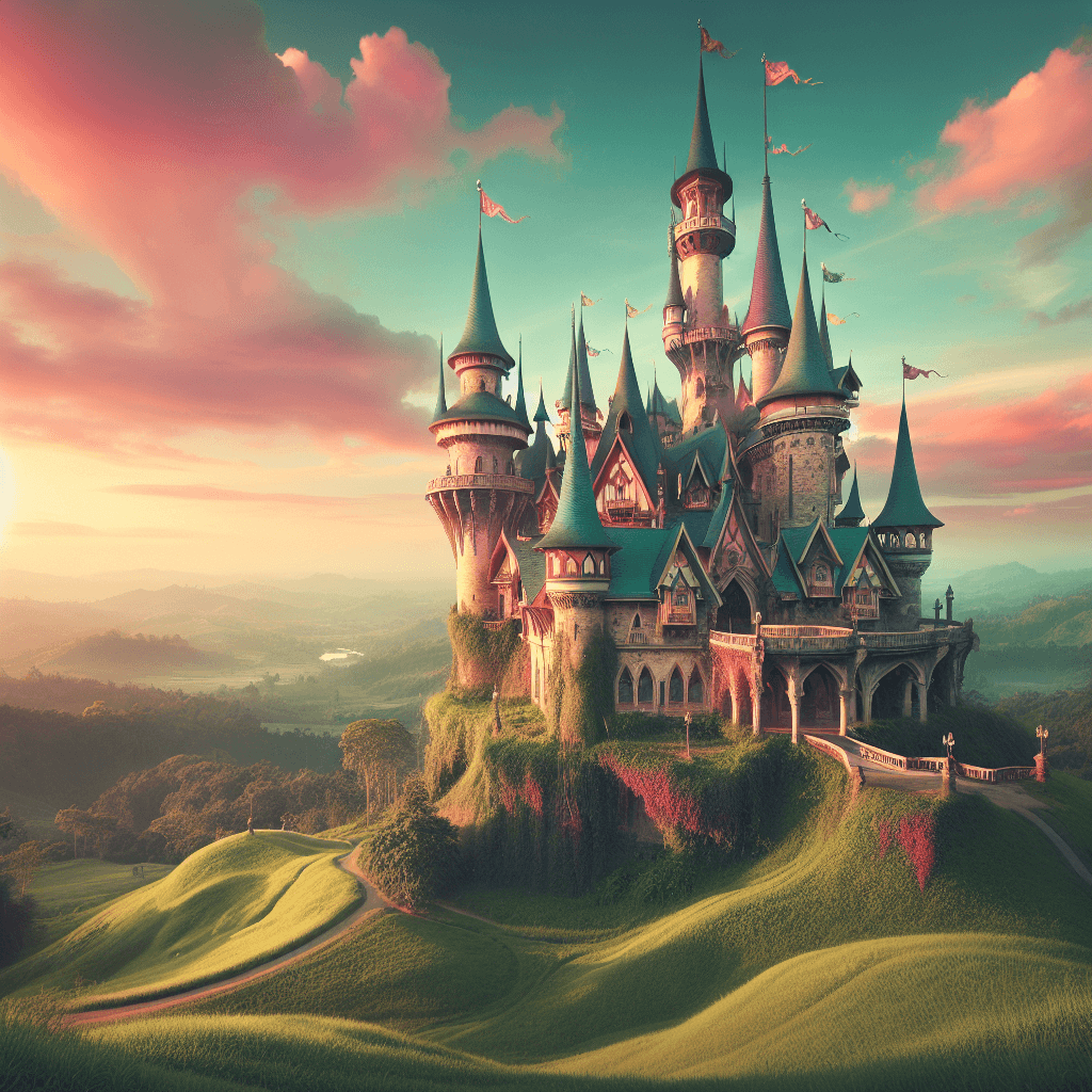 Dreamy Castle Escapade Paint By Numbers