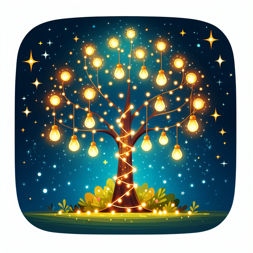 Magic Fairy Lights Painting By Numbers Kit
