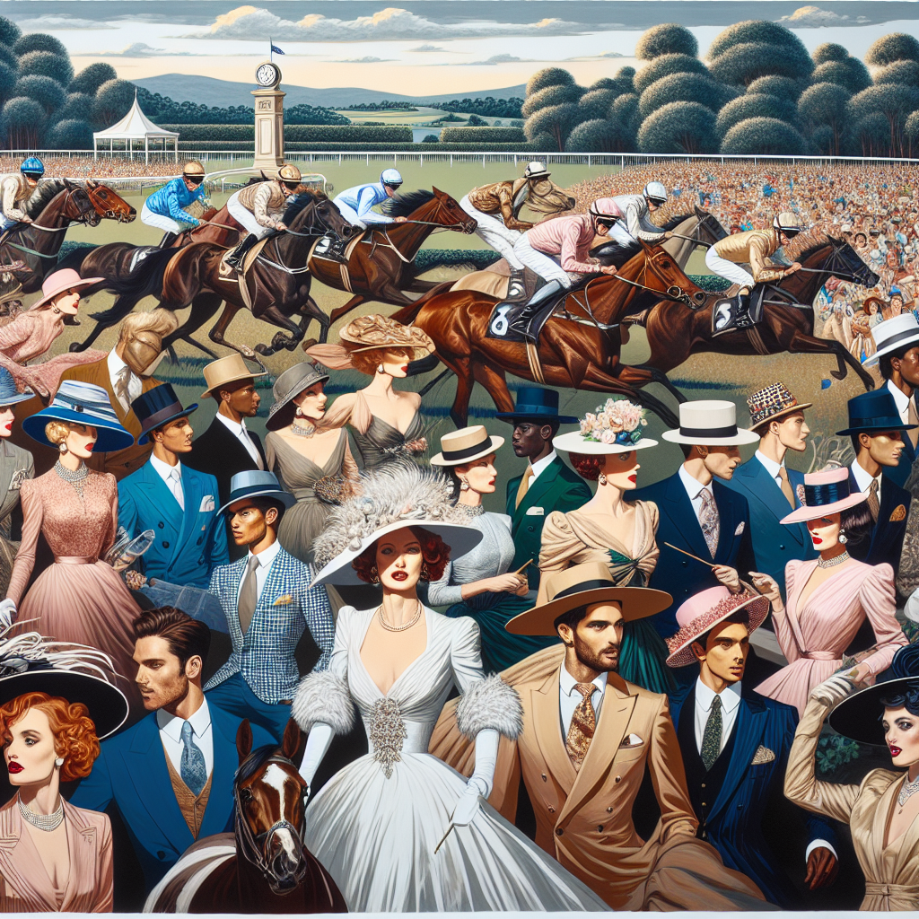 Flemington Racecourse Spring Racing Carnival Paint By Numbers Art