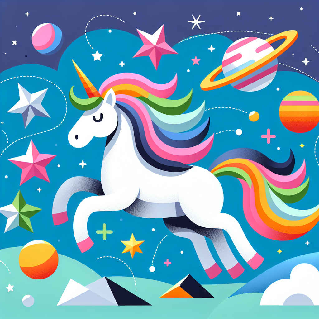 Celestial Explorer Unicorn Paint By Color