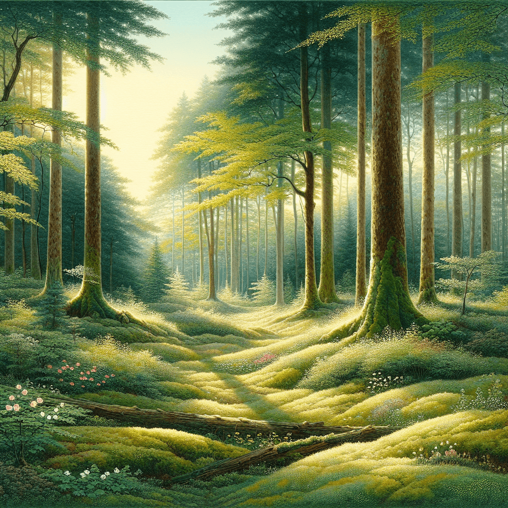 Morning Forest Whispers Paint By Numbers Kits