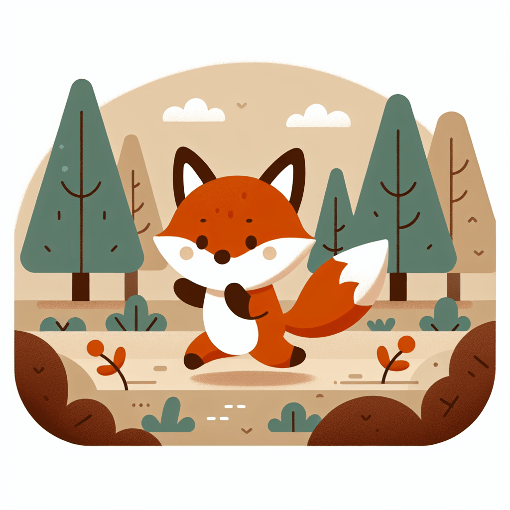 Friendly Fox Trot Paint By Color