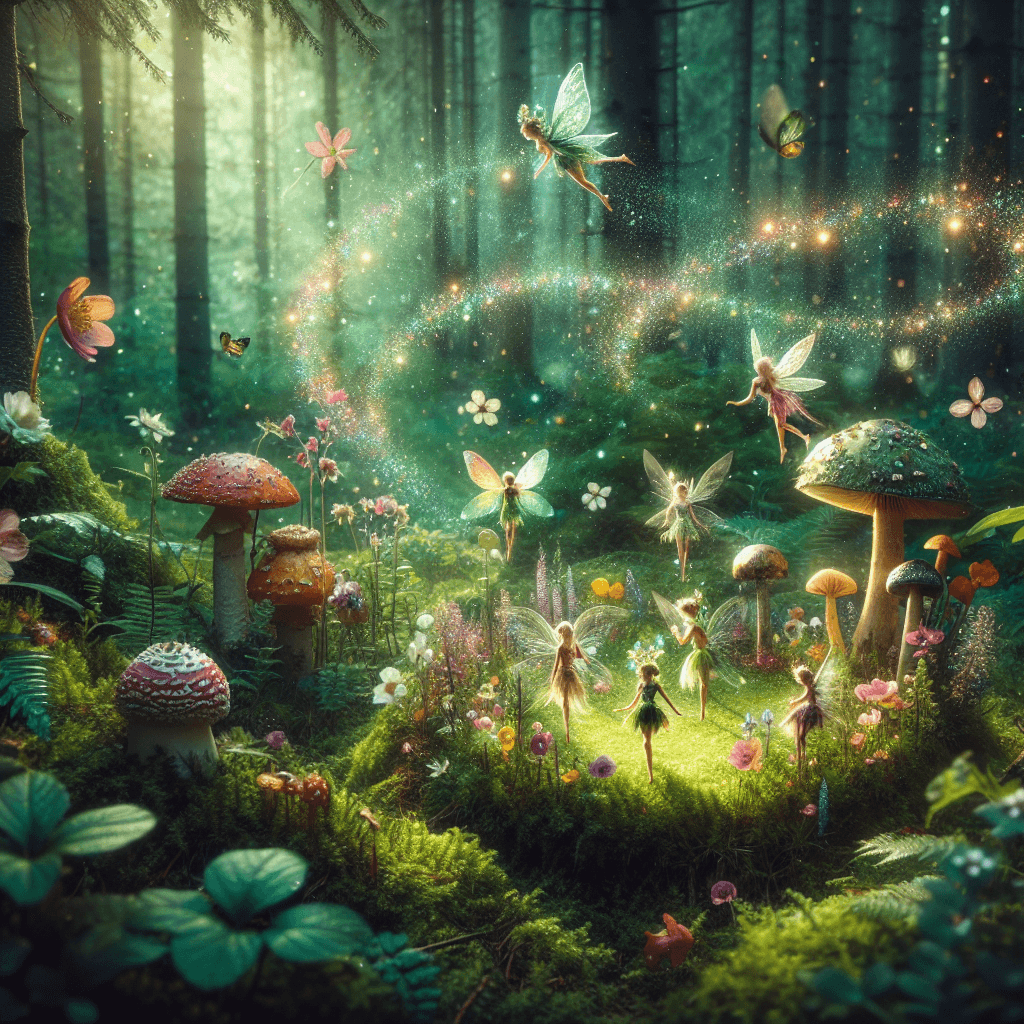 Enchanted Faerie Circle Paint By Numbers Kits