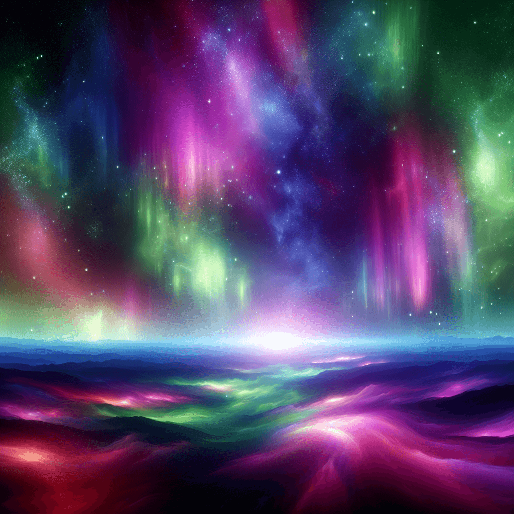 Enigmatic Northern Lights Paint By Numbers Art