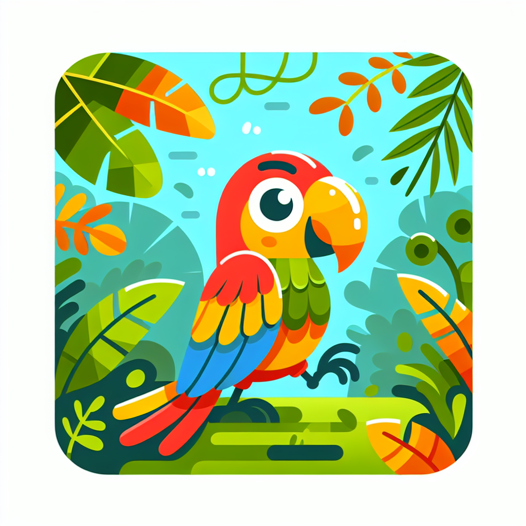 Adventurous Parrot's Jungle Expedition Numbered Painting Kits